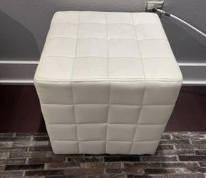 Cube Ottomans (White)