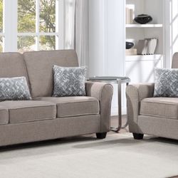 2 Pc Sofa And Loveseat
