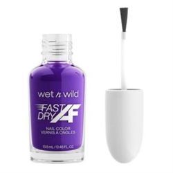 New Wet n Wild Fast Dry AF Nail Color in Married To Royalty a Purple Shade