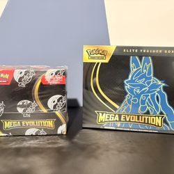 Pokemon TCG Mega Evolutions. ALL TOGETHER (Booster Box, Lucario ETB) + Pokemon Scarlet/Violet Shiny Koraidon or Miraidon CODE