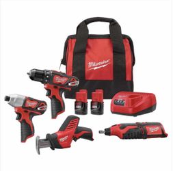 Milwaukee 2497-24H M12 4pc Combo Kit