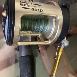 Cabella Dept Master Gold Reel And Rod Combo
