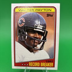 1988 Topps - 1987 Record Breakers Walter Payton #5
