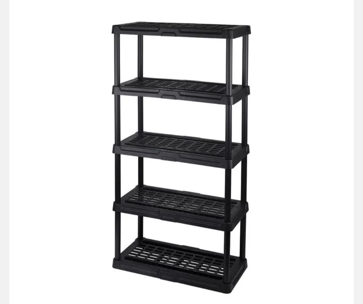 YUKON 5 Tier Storage Rack Shelving Unit-used
