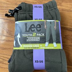 NWT Lee boys jogger 2 pack Size XS 5/6