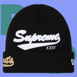 Supreme New Era Salvation Beanie (Black)