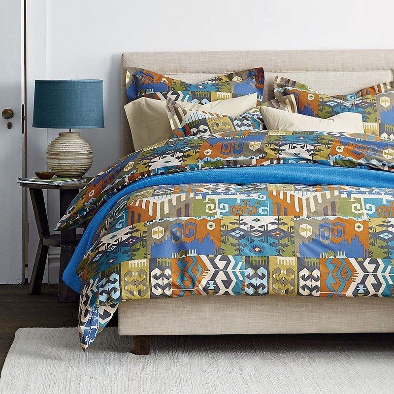 Tribal patch King duvet cover, pillow cases and and sham