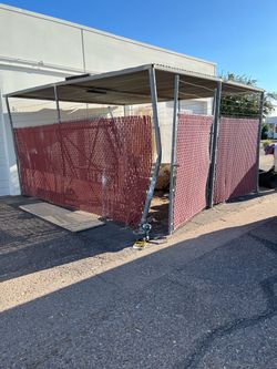 15x13 8ft tall chain link enclosure