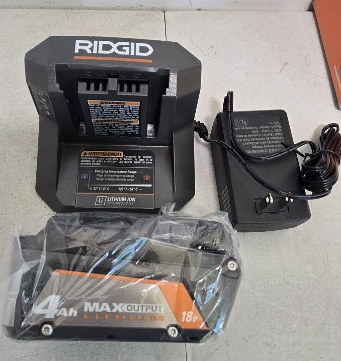 Ridgid Battery And Charger