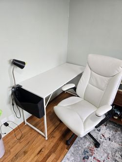 Chair, Table and Light