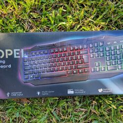 Brabd New Vibe Gaming Propel LED gaming USB keyboard.
