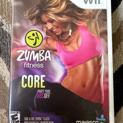 Zumba Fitness Core Wii Game, CIB, Firm Price, Cash Only, Pembroke Pines Pickup