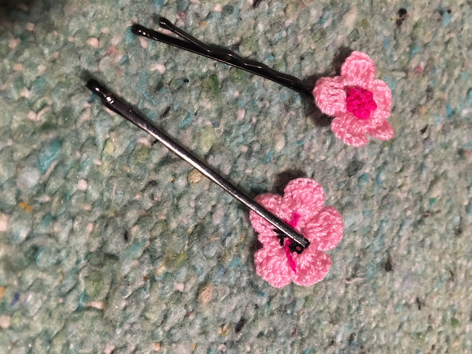 Adorable Crochet Flower Hair Accessories