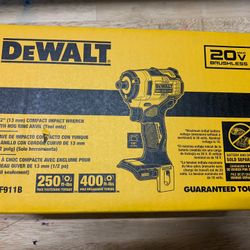 DEWALT 20V Cordless 1/2 in. Impact Wrench and 20V MAX 