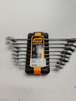 GearWrench 8-Piece Metric Ratcheting Wrench Set
