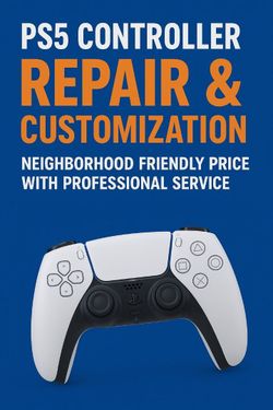 PS5 console and controller repair