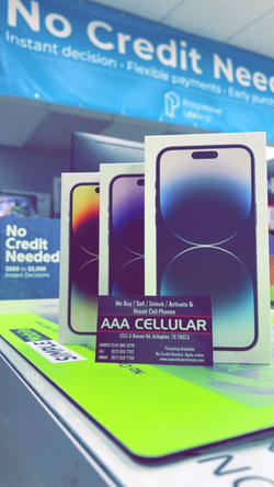 Apple 𝚒𝙿𝚑𝚘𝚗𝚎 14 Pro Max 256GB / 128GB | $50 Down And Take It Home!