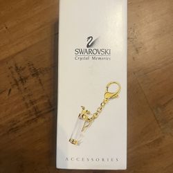 Vintage Swarovski ‘Crystal Memories’ Golf Bag Charm/Keychain
