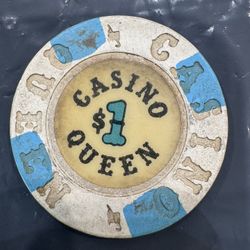 Casino Queen $1 Casino Chip