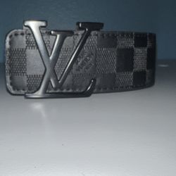 Black Louis Vuitton Belt 