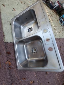 double kitchen sink