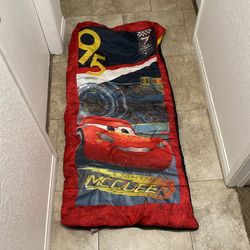Kids Lightning McQueen Sleeping Bag 