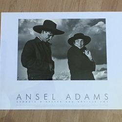 Ansel Adams - Georgia O’ Keeffe  and Orville Cox - Poster Print 20 x 16