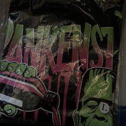 Thats a awful lot of cough syrup frankenstein shirt