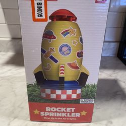 New In Box Rocket Sprinkler 