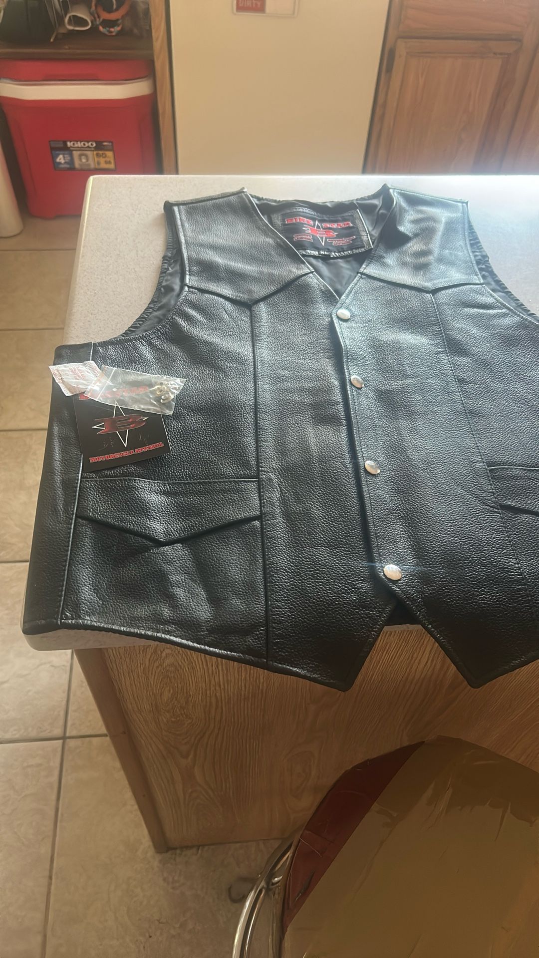 Leather Riding Vest
