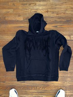 Revenge Chenille Black On Black Hoodie