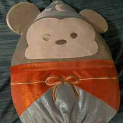  Disney 100 Years Sorcerer Mickey Mouse Large 17” Sparkly Squishmallow Plush