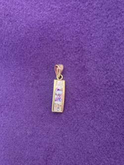 10k Gold Pendant.  Each