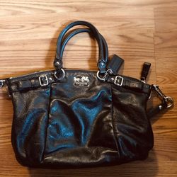 Coach Leather Handbag With Long Strap  New  Leather  