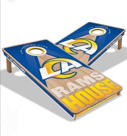 LA Rams Cornhole 2x4