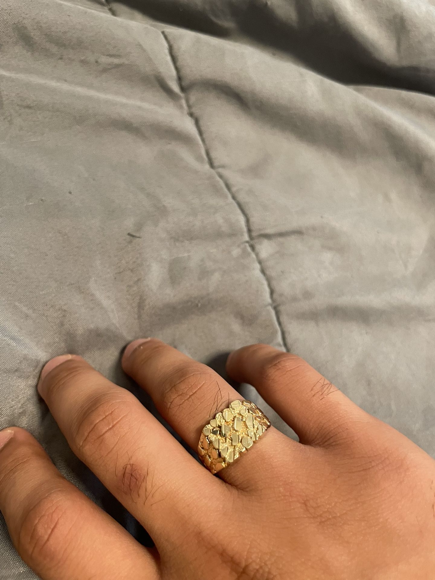 10k Nugget Ring