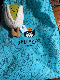 Jellycat Amuseables Horatio Pistachio Plush 6” NWT Soft Toy w/ Gift Bag