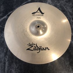 A Custom 17 inch crash cymbal