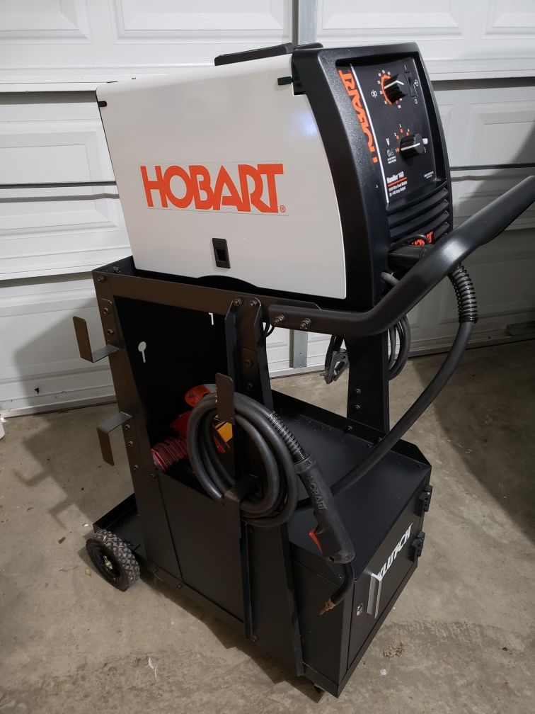 Hobart Handler 140 welder setup