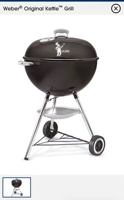 Weber Original Kettle 22” Charcoal Grill H-3554 New Open Box Uline