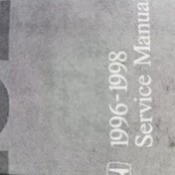 Service Mechanic manual For Hon Da