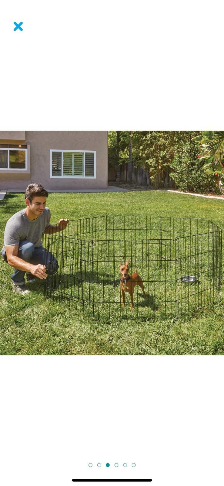 You & Me adjustable exercise pen, 24”