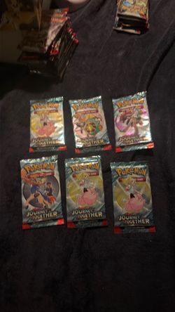6 Pokémon Booster Packs Pokemon Scarlet & Violet Journey Together NEW