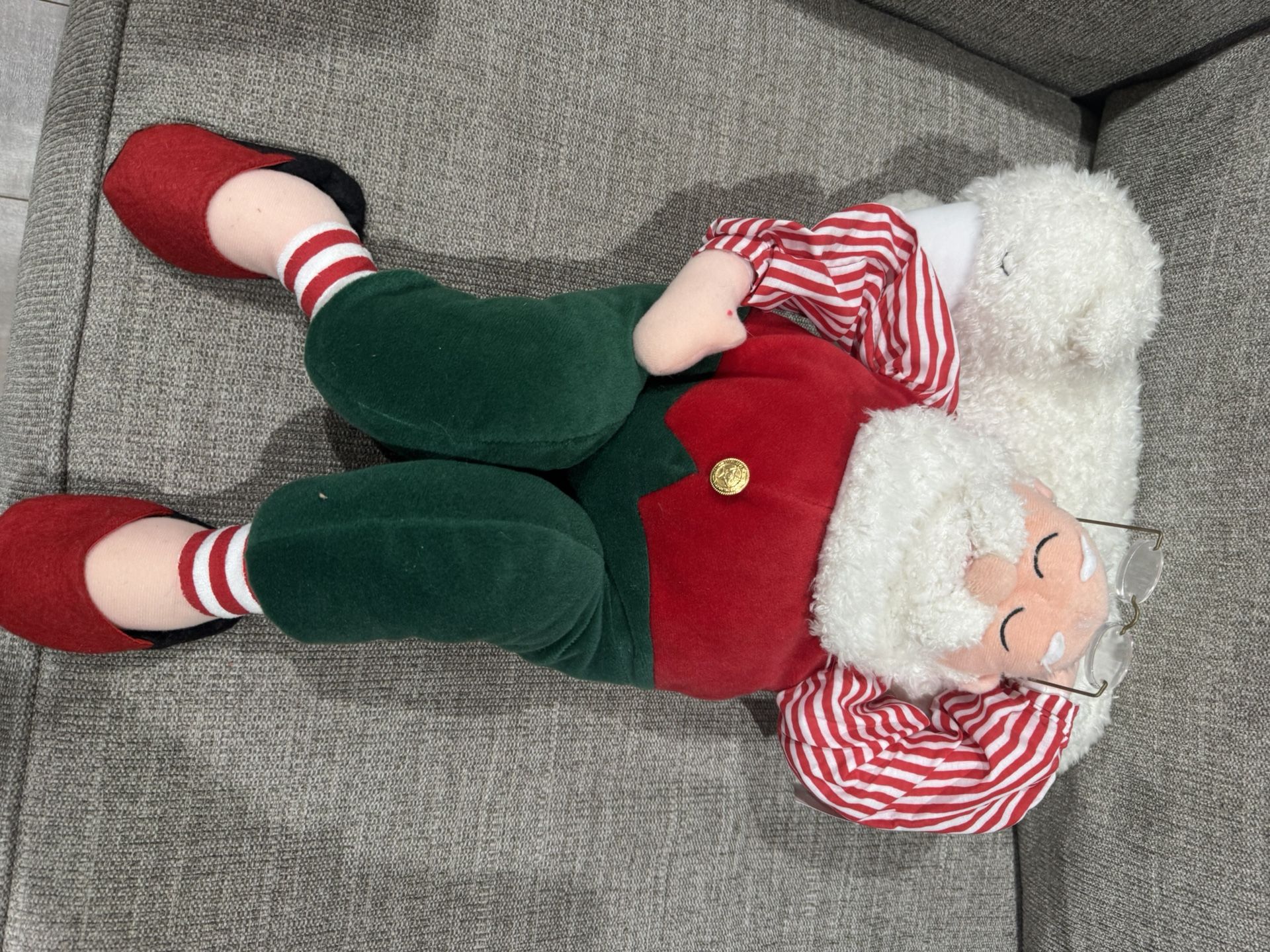 Muñecos Santa Claus, Roncador En Buenísimas Condiciones Solamente $15