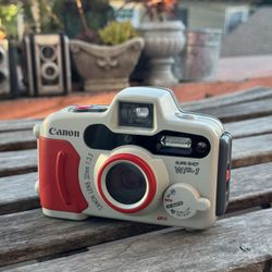 Vintage Canon Sureshot waterproof 35mm Film Camera 
