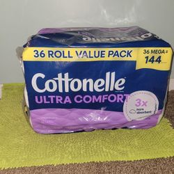 36 Rolls Toilet Paper Cottonelle Ultra Comfort