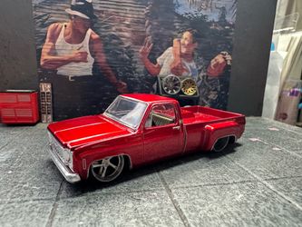 Custom M2 1970s Chevy C10 Dually – Lowered + Wheel Swap 🔥 1/64 scale