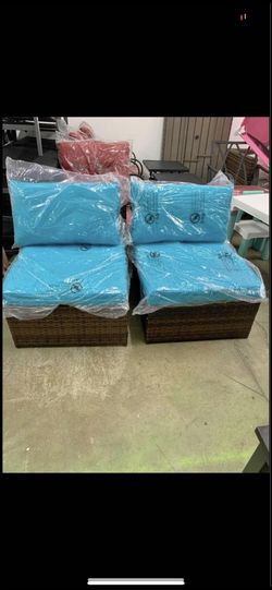 2 pieces outdoor furniture set