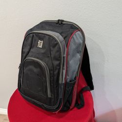 Ful Multiple Pockets Backpack Black/Red/Grey