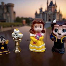Bancos de dinero de los personajes de La Bella y la Bestia